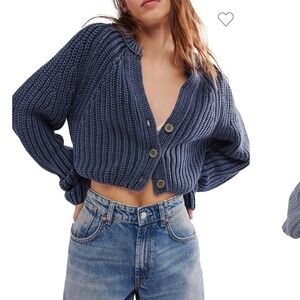 Freepeople Sweet Nothing Chunky Knit Sweater